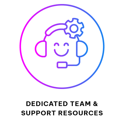 Dedicated Team & Support Resources