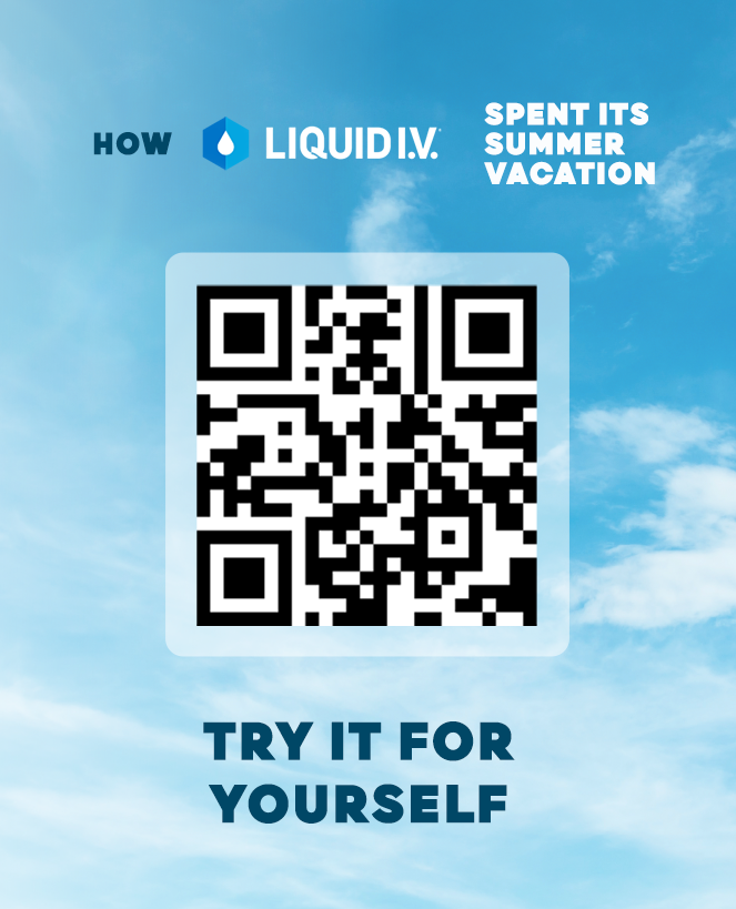 Liquid IV campaign QR code