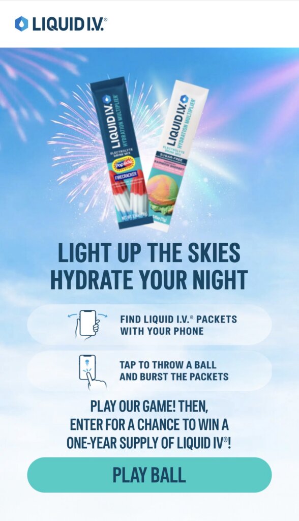 Liquid I.V. ad experience