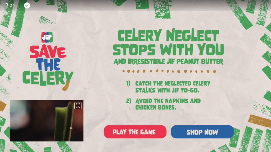 Jif ad experience