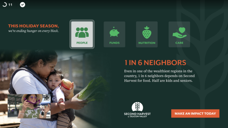 Second Harvest ad experience
