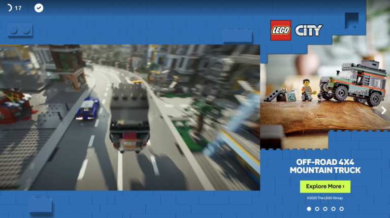 LEGO ad experience