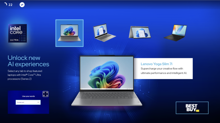 Intel ad experience